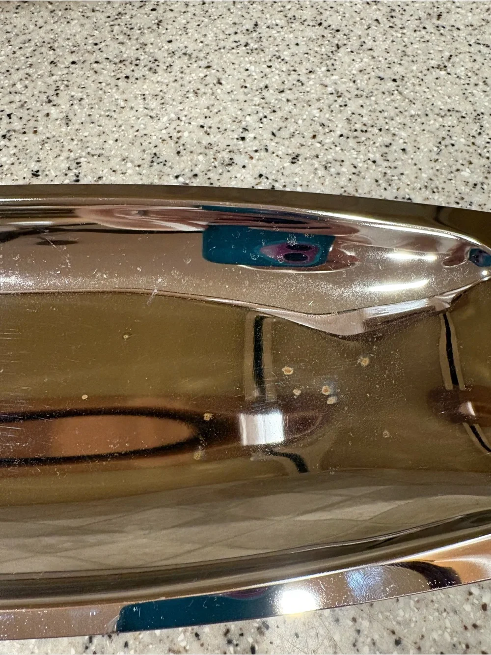 KROMEX Vintage Mid Century Modern Silver Serving Tray